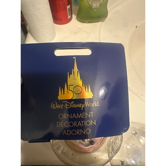 Walt Disney World 50th Anniversary Ornament With Cinderella Castle - Picture 2 of 11